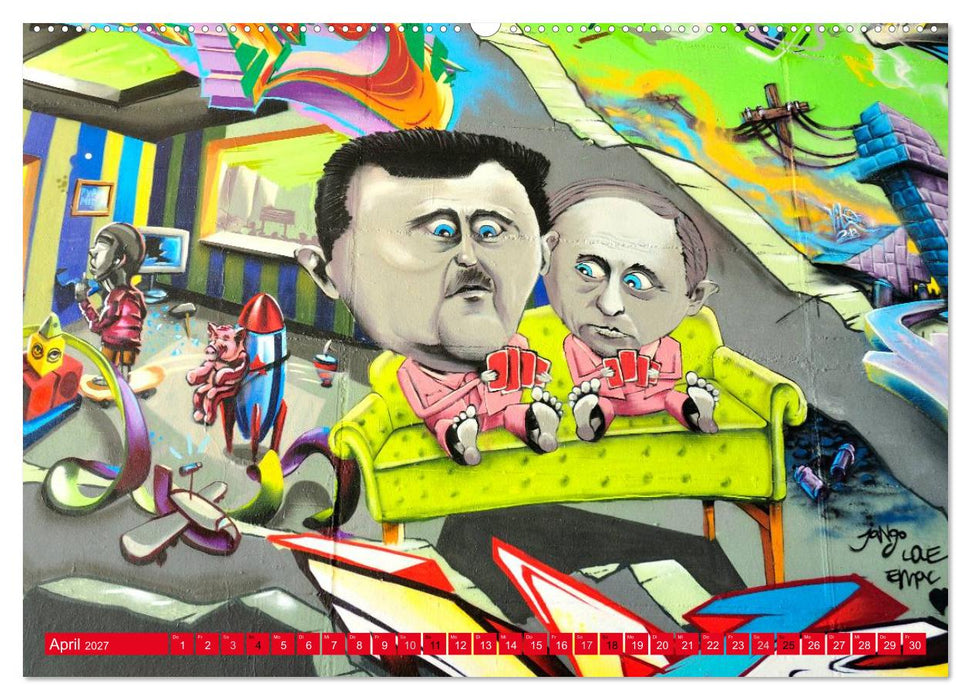 Graffiti ist Kult (CALVENDO Premium Wandkalender 2027)