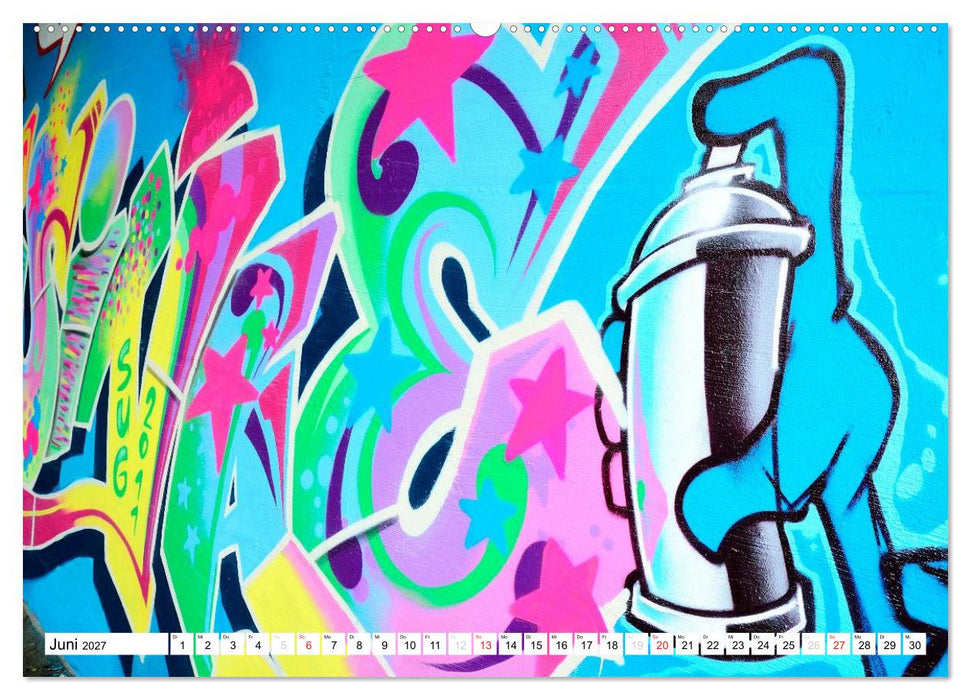 Graffiti ist Kult (CALVENDO Premium Wandkalender 2027)