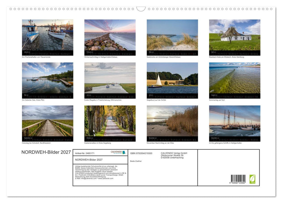NORDWEH-Bilder 2027 (CALVENDO Wandkalender 2027)
