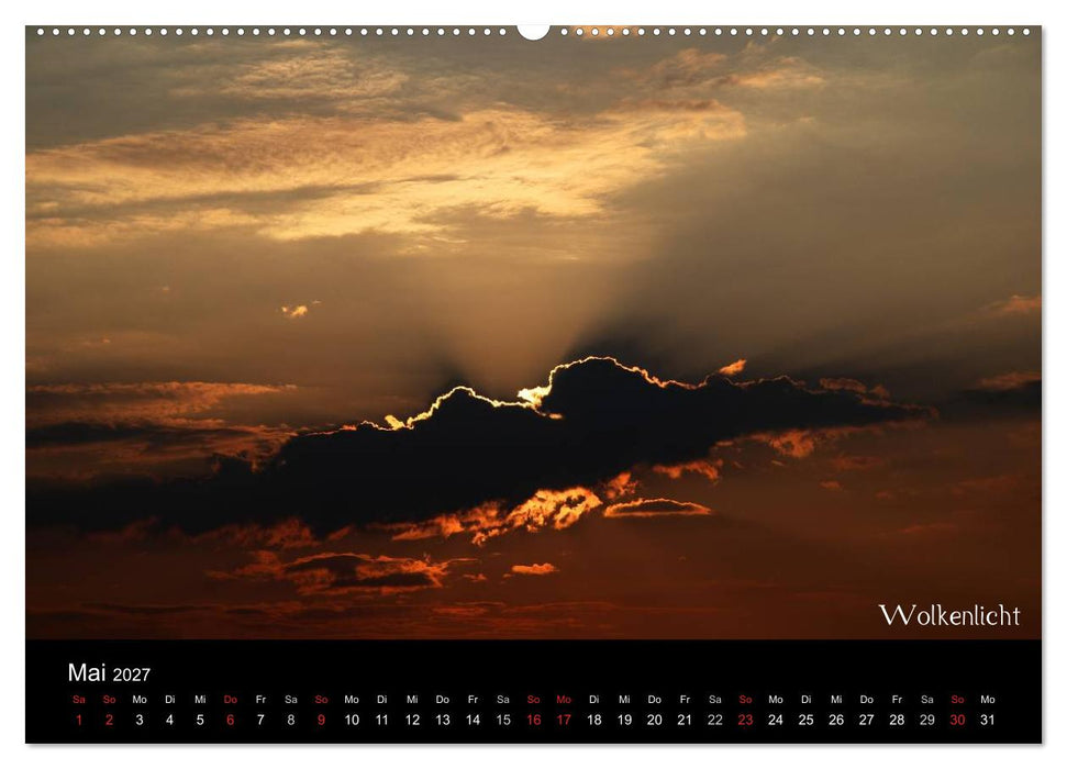 Wolken-Kunstwerke (CALVENDO Wandkalender 2027)