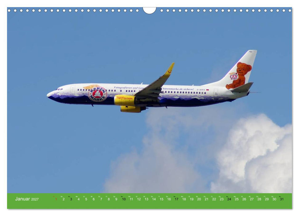 Die schönsten Flugzeug-Bemalungen (CALVENDO Wandkalender 2027)