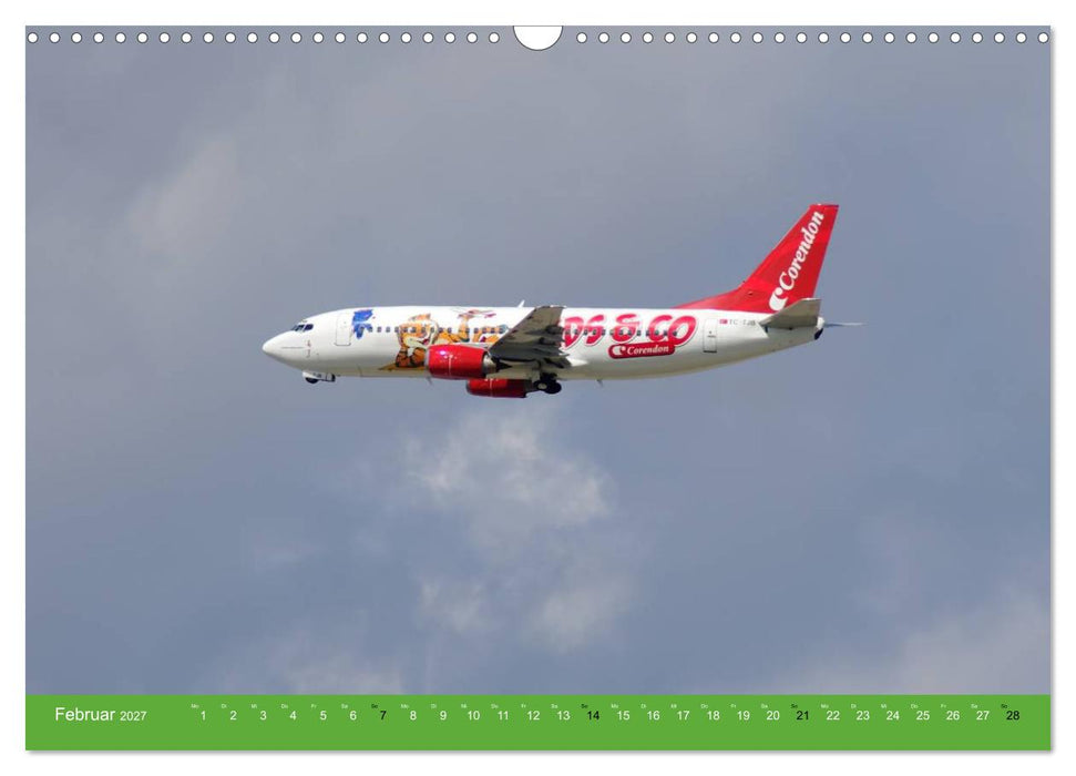 Die schönsten Flugzeug-Bemalungen (CALVENDO Wandkalender 2027)