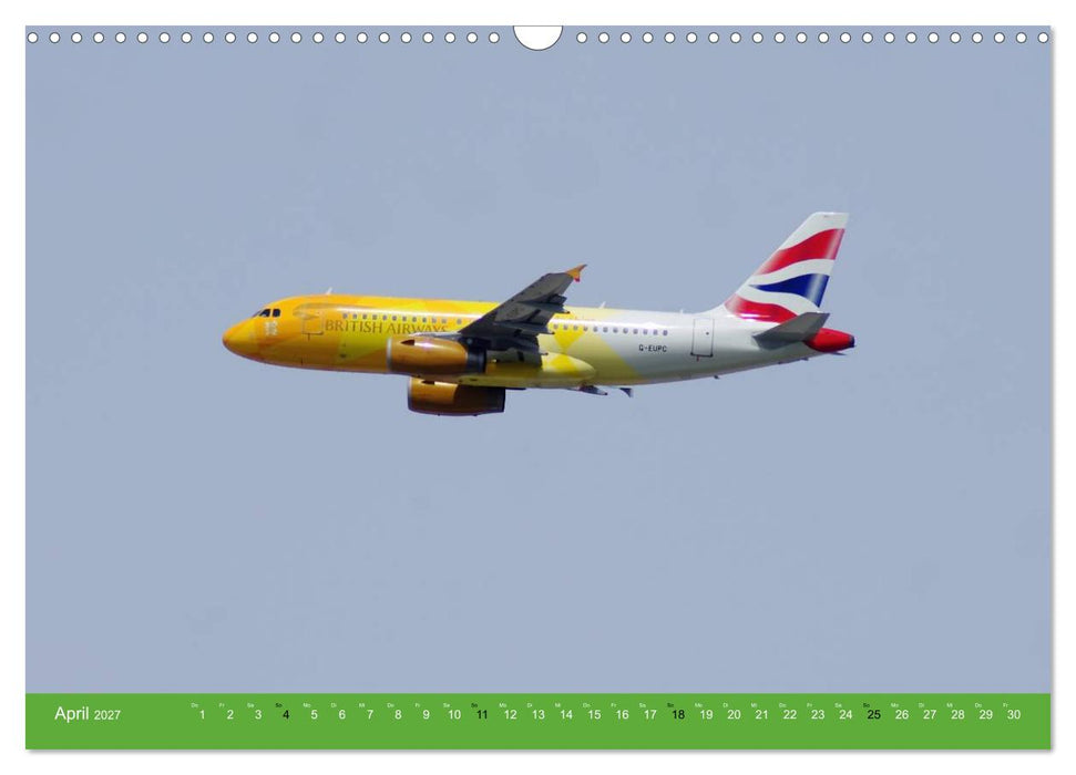 Die schönsten Flugzeug-Bemalungen (CALVENDO Wandkalender 2027)