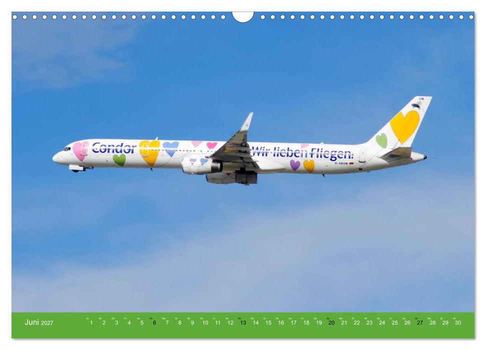 Die schönsten Flugzeug-Bemalungen (CALVENDO Wandkalender 2027)