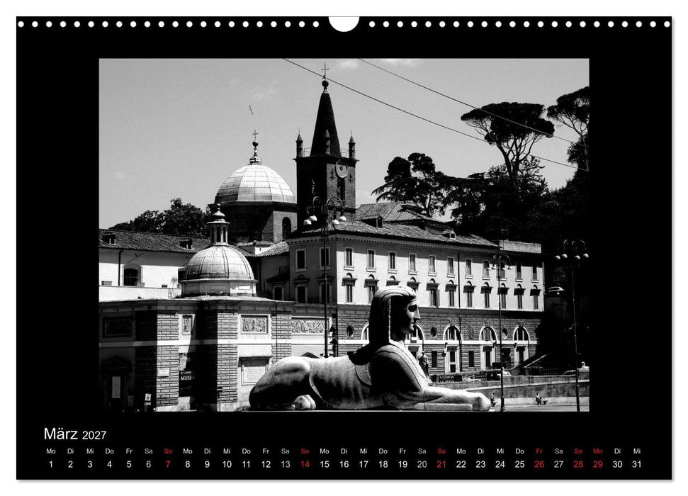 Rom - Göttliches Licht und Schattengestalten (CALVENDO Wandkalender 2027)