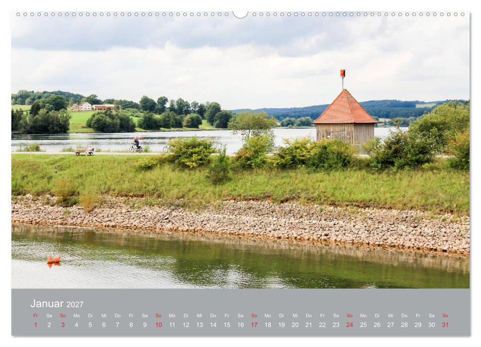 Mittelfranken - Das fränkische Seenland (CALVENDO Premium Wandkalender 2027)