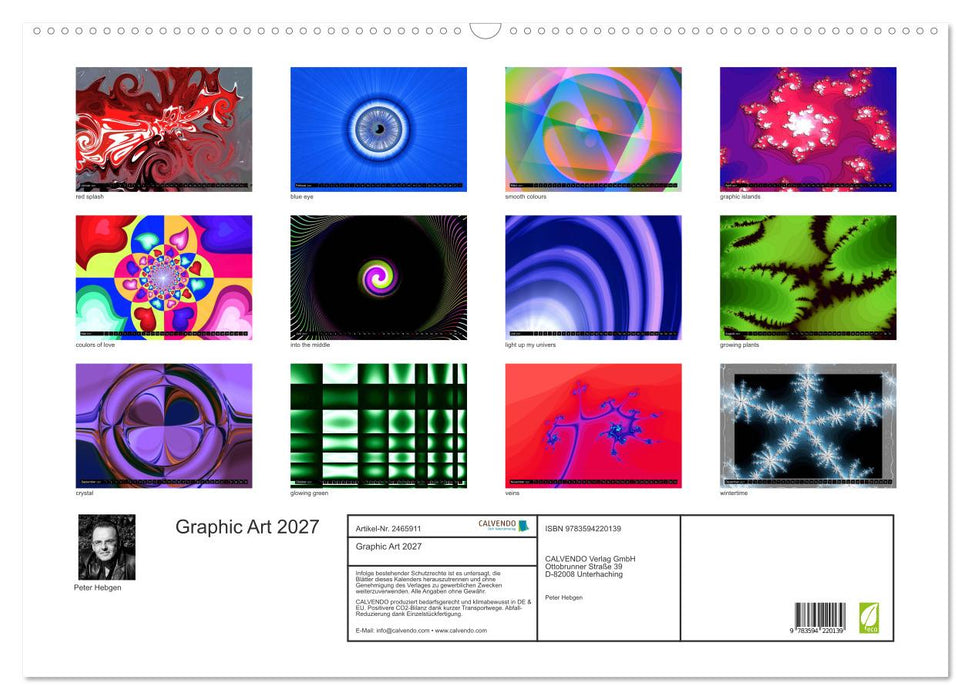 Graphic Art 2027 (CALVENDO Wandkalender 2027)