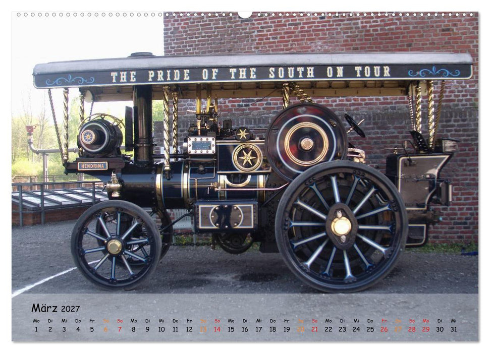 Dampffahrzeuge (CALVENDO Premium Wandkalender 2027)