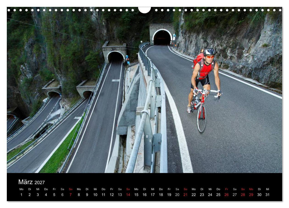 Alpenpässe auf dem Rennrad Vol. 2 (CALVENDO Wandkalender 2027)