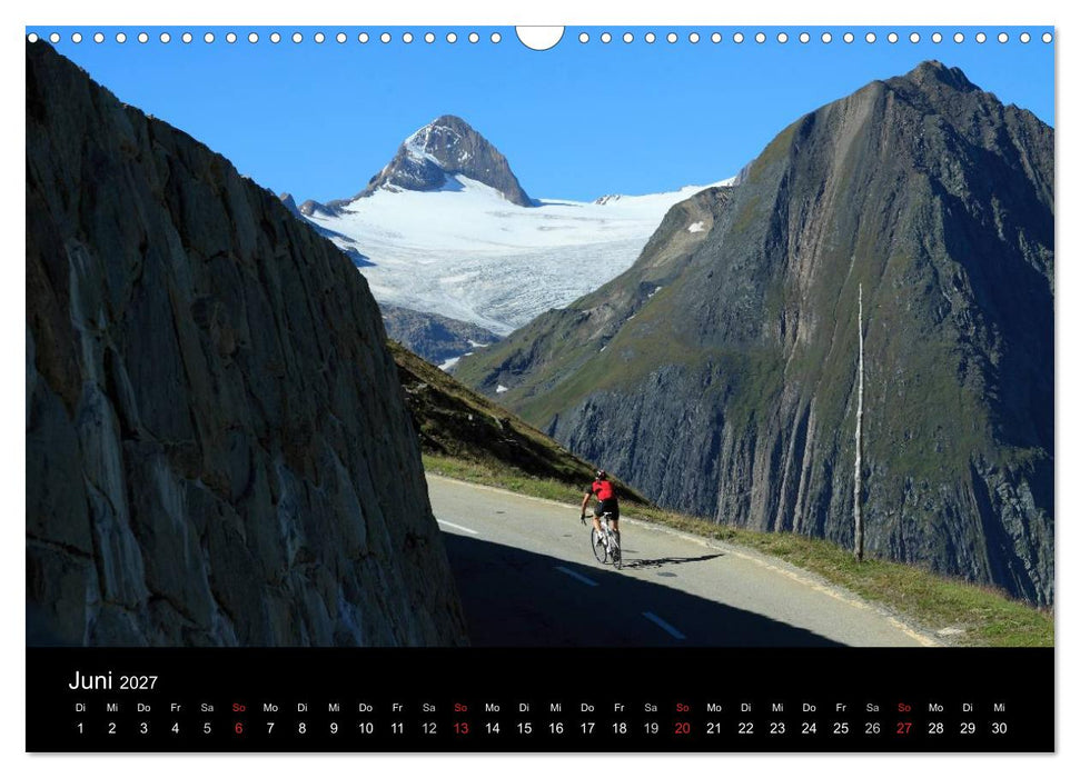 Alpenpässe auf dem Rennrad Vol. 2 (CALVENDO Wandkalender 2027)