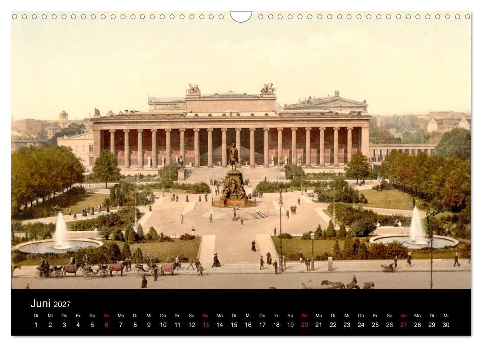 Berlin um 1900 (CALVENDO Wandkalender 2027)