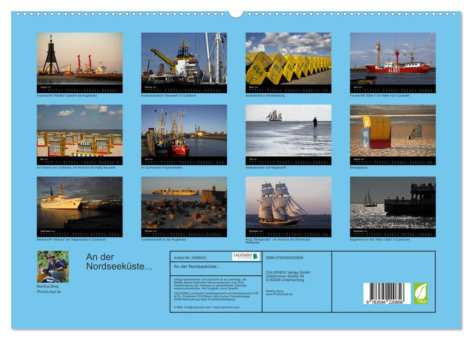 An der Nordseeküste... (CALVENDO Premium Wandkalender 2027)