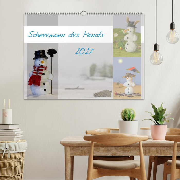 Schneemann des Monats 2027 (CALVENDO Wandkalender 2027)