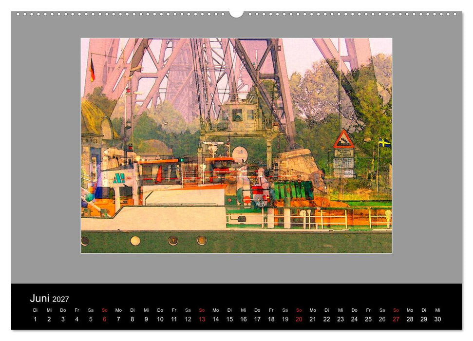 Am Nord- Ostsee-Kanal (CALVENDO Wandkalender 2027)