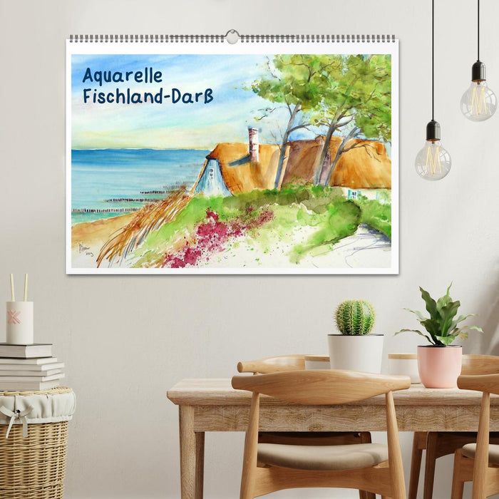 Aquarelle - Fischland-Darß (CALVENDO Wandkalender 2027)