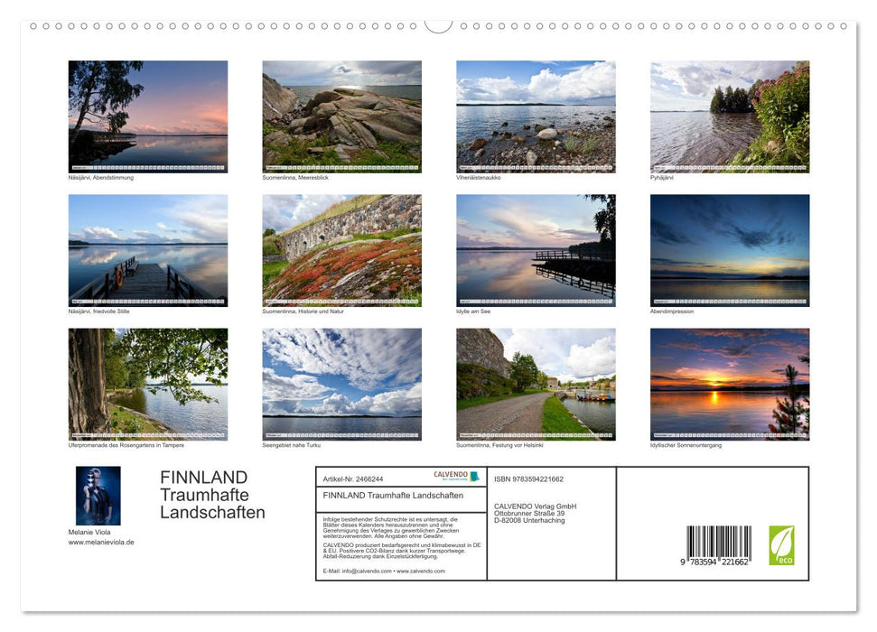 FINNLAND Traumhafte Landschaften (CALVENDO Premium Wandkalender 2027)
