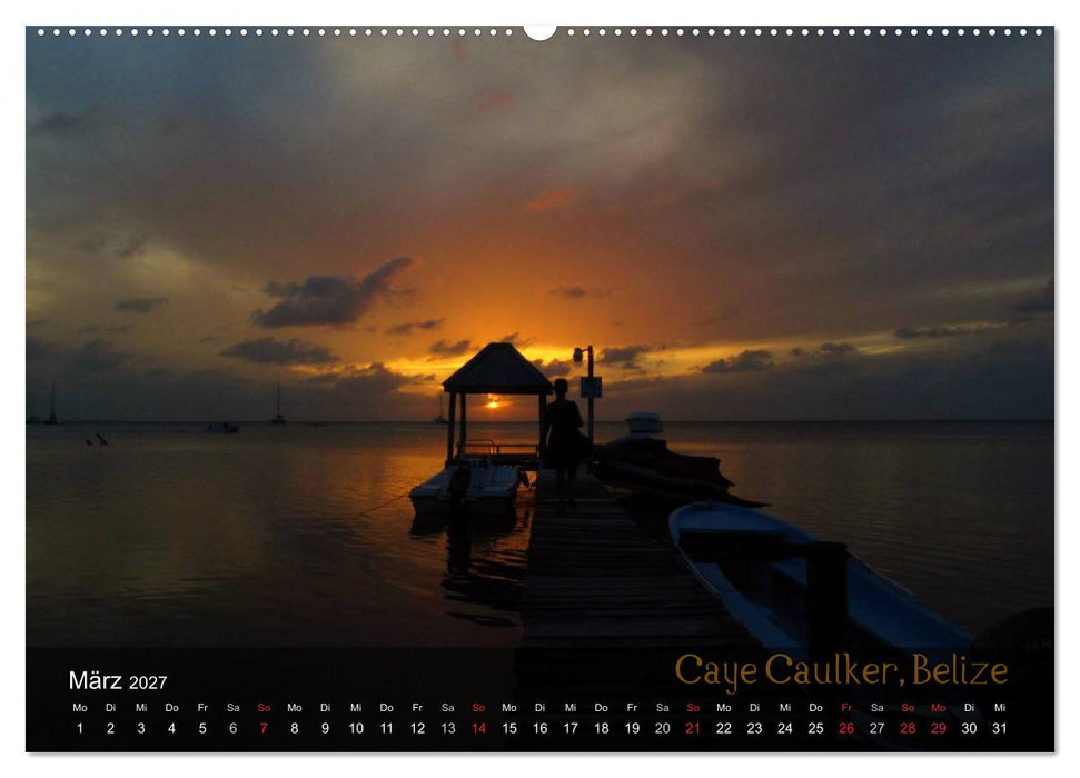Von Mexiko nach Panama in 12 Monaten (CALVENDO Wandkalender 2027)