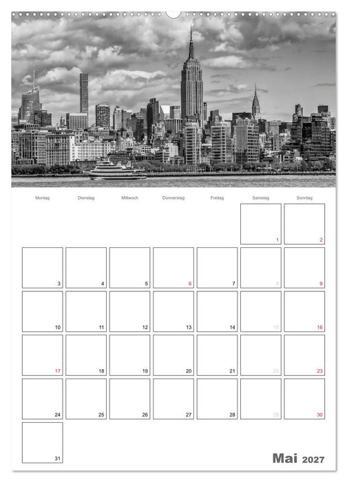 NEW YORK Skylines (CALVENDO Premium Wandkalender 2027)