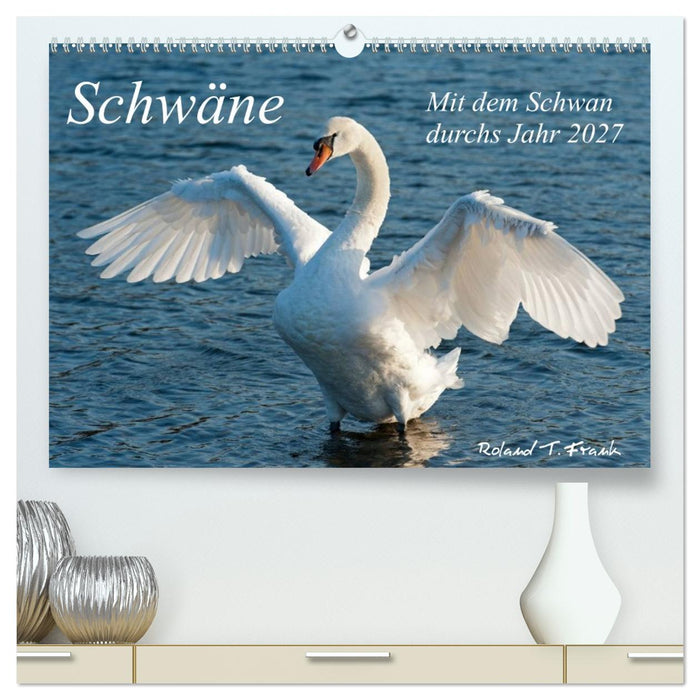 Mit dem Schwan durchs Jahr 2027 (CALVENDO Premium Wandkalender 2027)