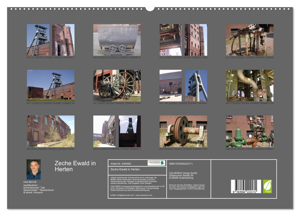 Zeche Ewald in Herten (CALVENDO Premium Wandkalender 2027)