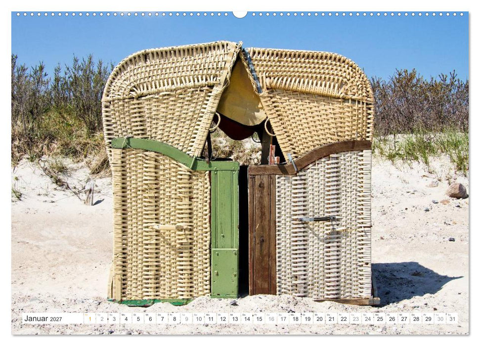 Strandkörbe 2027 (CALVENDO Wandkalender 2027)