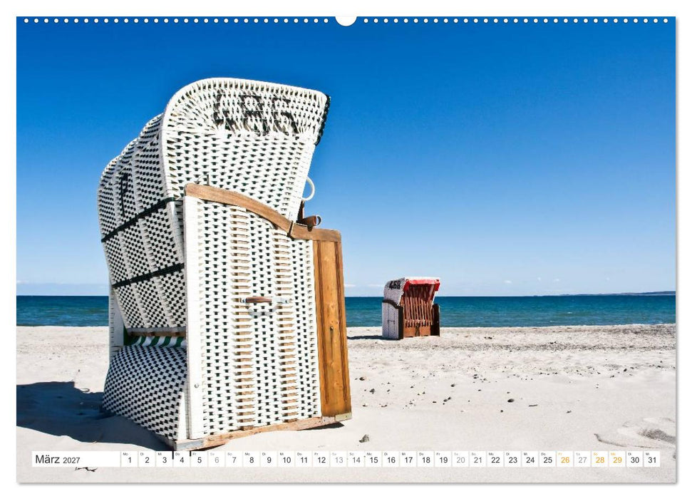 Strandkörbe 2027 (CALVENDO Wandkalender 2027)