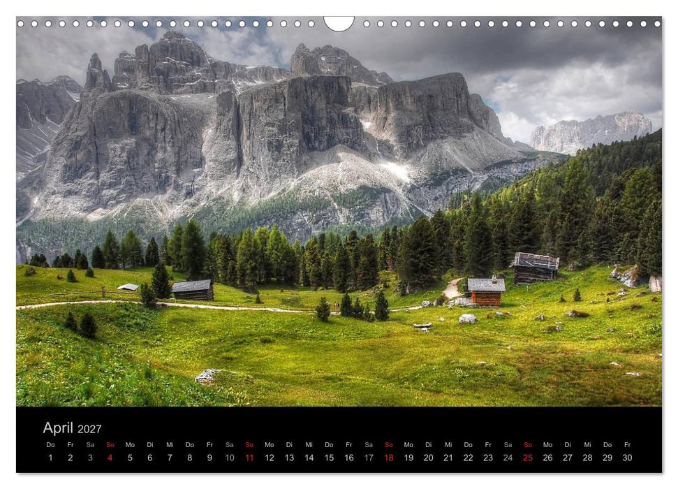 Mystische Dolomiten (CALVENDO Wandkalender 2027)