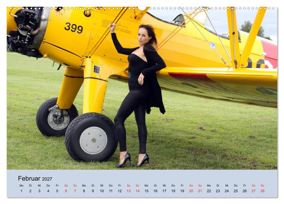 Aircraft Girls 2027 (CALVENDO Wandkalender 2027)