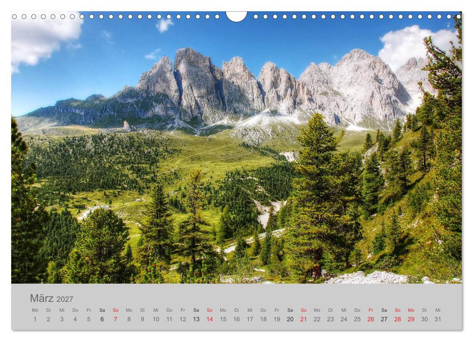 Südtirol - Gröden und Alta Badia (CALVENDO Wandkalender 2027)