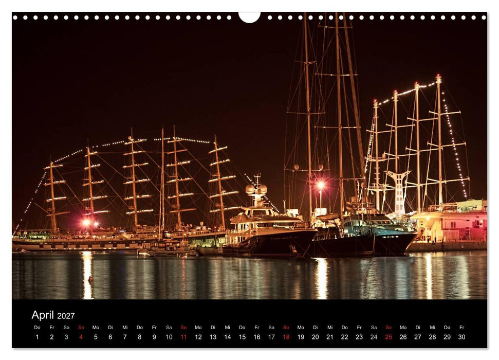 Ibiza by night (CALVENDO Wandkalender 2027)