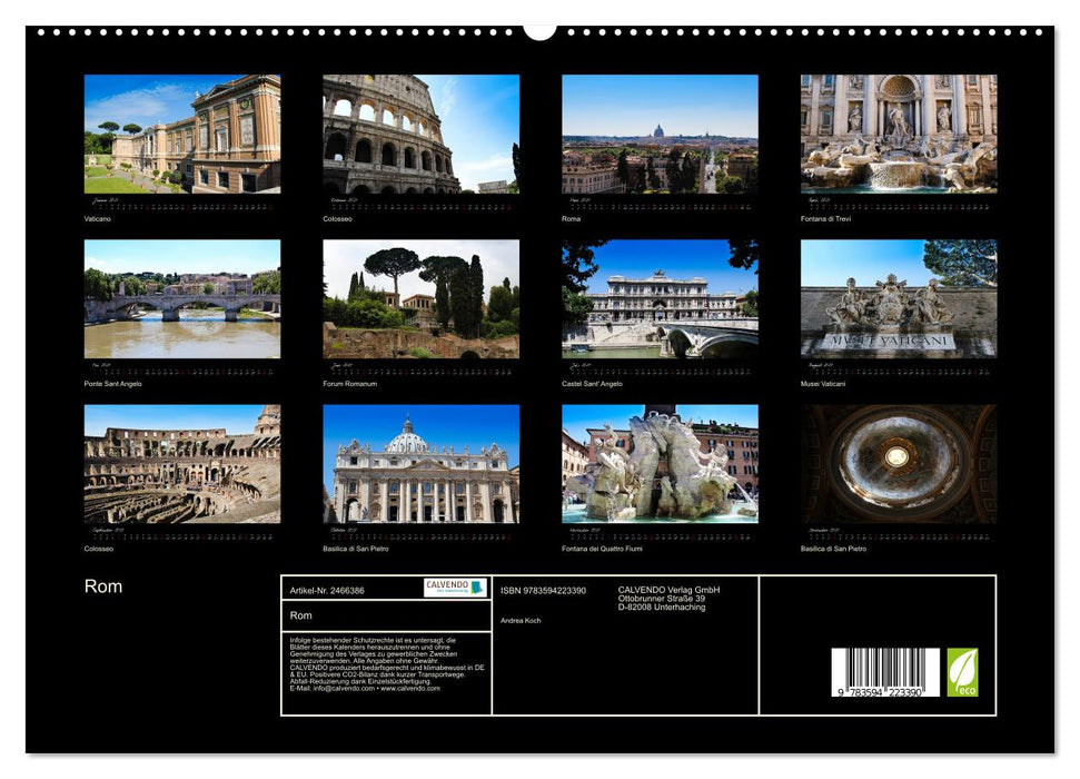 Rom (CALVENDO Premium Wandkalender 2027)