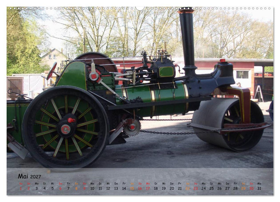 Dampffahrzeuge (CALVENDO Wandkalender 2027)