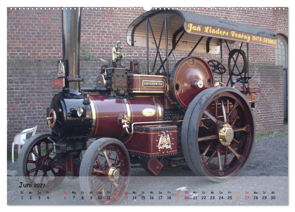 Dampffahrzeuge (CALVENDO Wandkalender 2027)