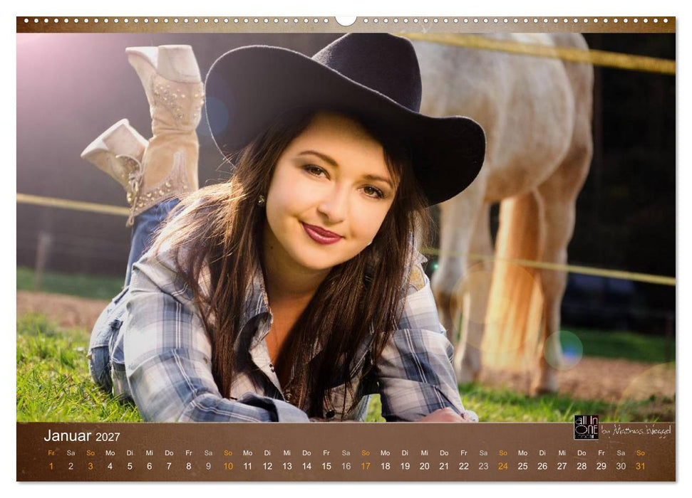 Western Girls (CALVENDO Premium Wandkalender 2027)