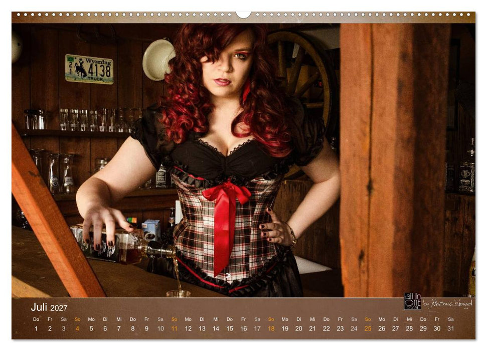 Western Girls (CALVENDO Premium Wandkalender 2027)