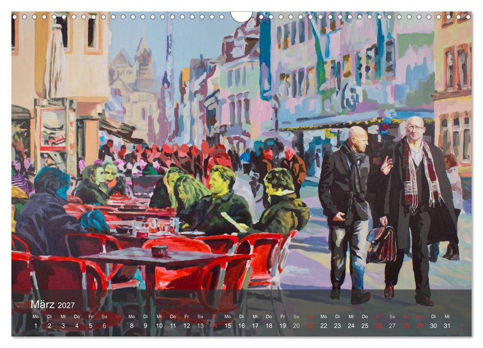 Alena Steinlechner, Acryl auf Leinwand (CALVENDO Wandkalender 2027)