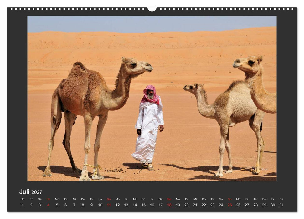 Zauber des Oman (CALVENDO Premium Wandkalender 2027)