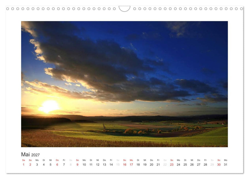 Das Weserbergland (CALVENDO Wandkalender 2027)
