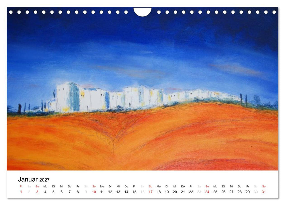 Heike Adam - Italienische Reise (CALVENDO Wandkalender 2027)
