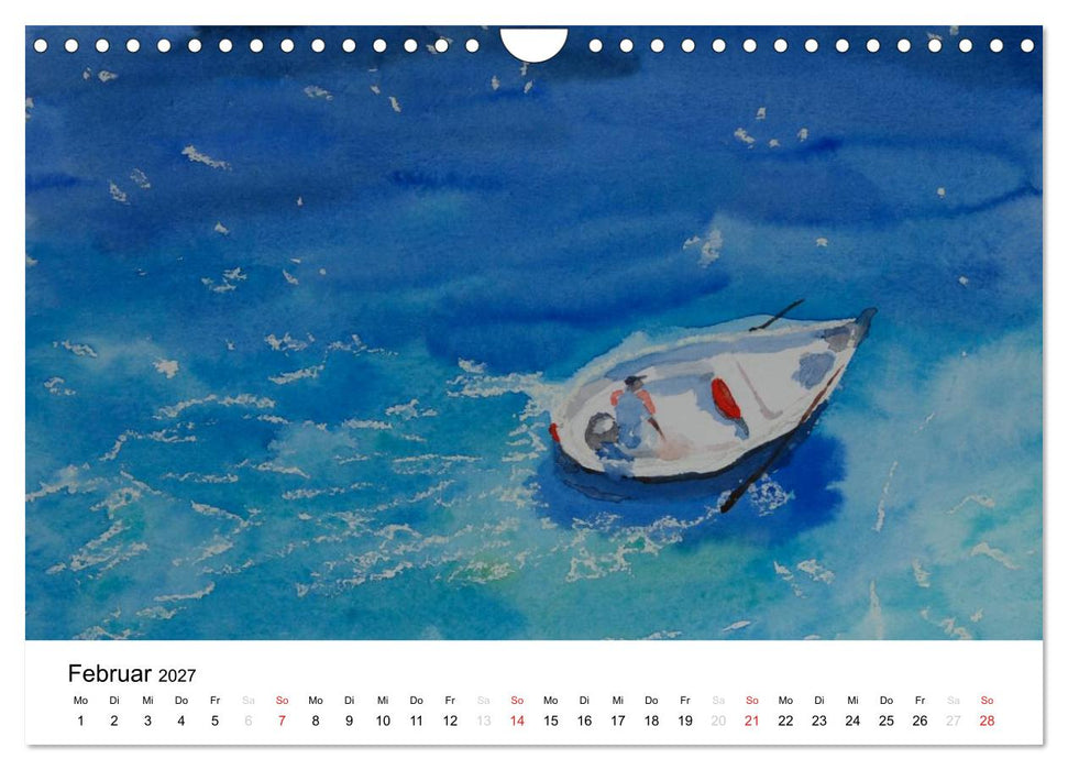 Heike Adam - Italienische Reise (CALVENDO Wandkalender 2027)