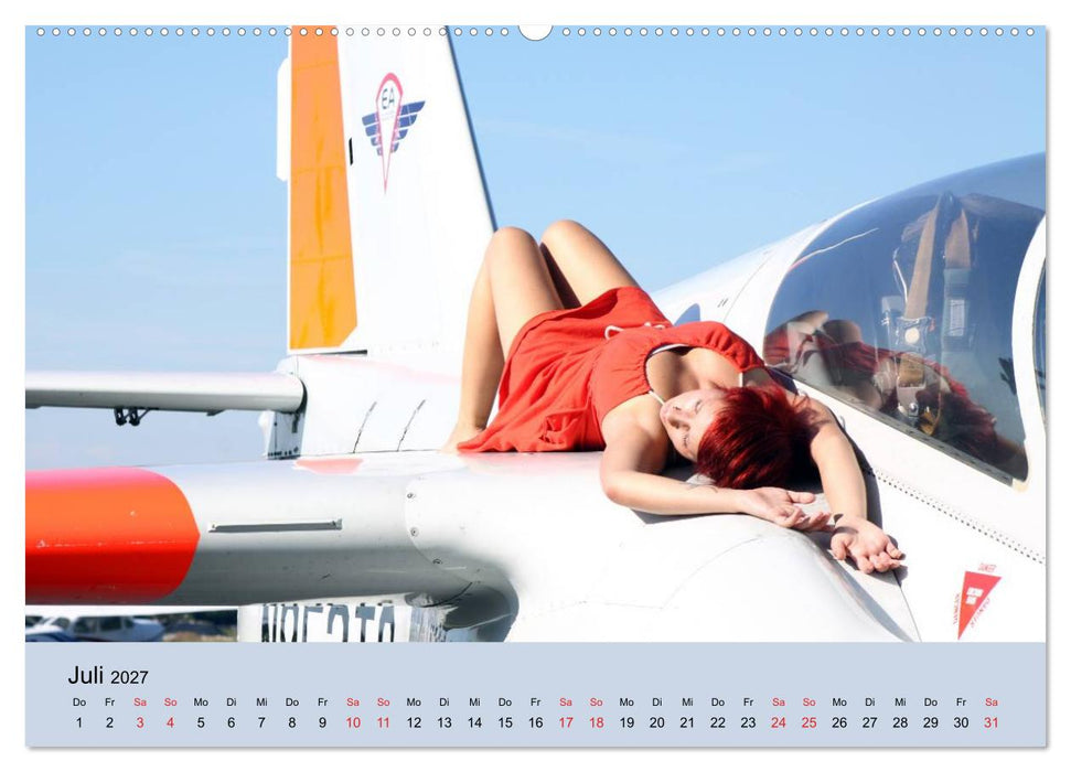 Aircraft Girls 2027 (CALVENDO Premium Wandkalender 2027)
