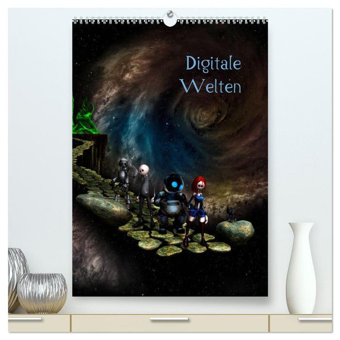 Digitale Welten (CALVENDO Premium Wandkalender 2027)