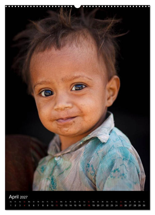 Portraits aus Indien (CALVENDO Wandkalender 2027)