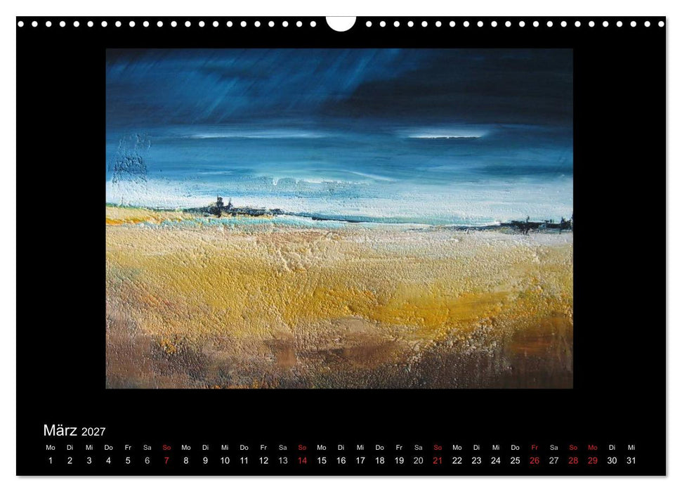 Kunstkalender von Michaela Nagel (CALVENDO Wandkalender 2027)