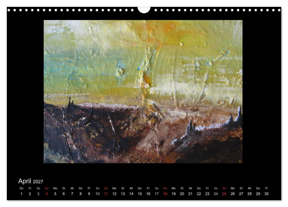 Kunstkalender von Michaela Nagel (CALVENDO Wandkalender 2027)