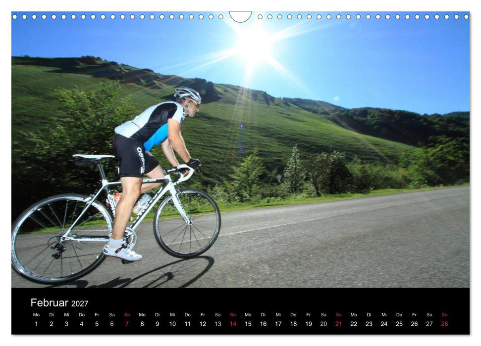 Pyrenäenpässe mit dem Rennrad 2027 (CALVENDO Wandkalender 2027)