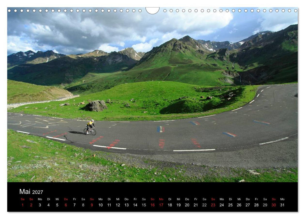 Pyrenäenpässe mit dem Rennrad 2027 (CALVENDO Wandkalender 2027)
