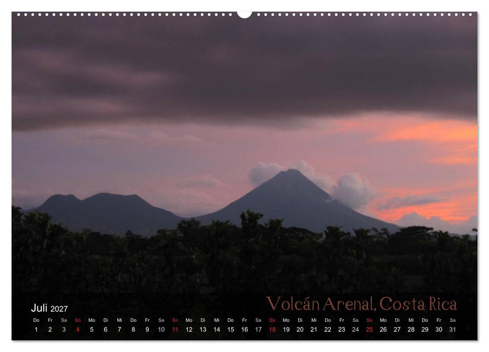 Von Mexiko nach Panama in 12 Monaten (CALVENDO Premium Wandkalender 2027)