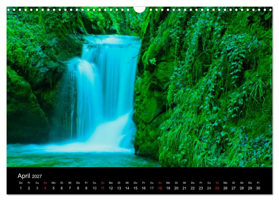 Geheimnisvolle Bäche und Flüsse (CALVENDO Wandkalender 2027)