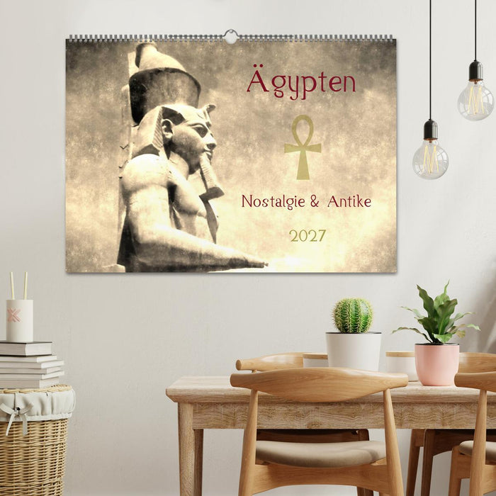 Ägypten Nostalgie & Antike 2027 (CALVENDO Wandkalender 2027)